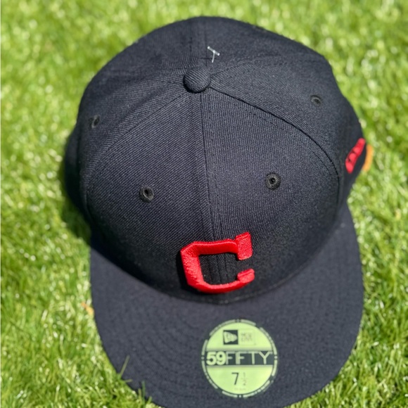 New Era 59Fifty Cleveland Indians Fitted Hat | Size 7 1/2 - Picture 7 of 11